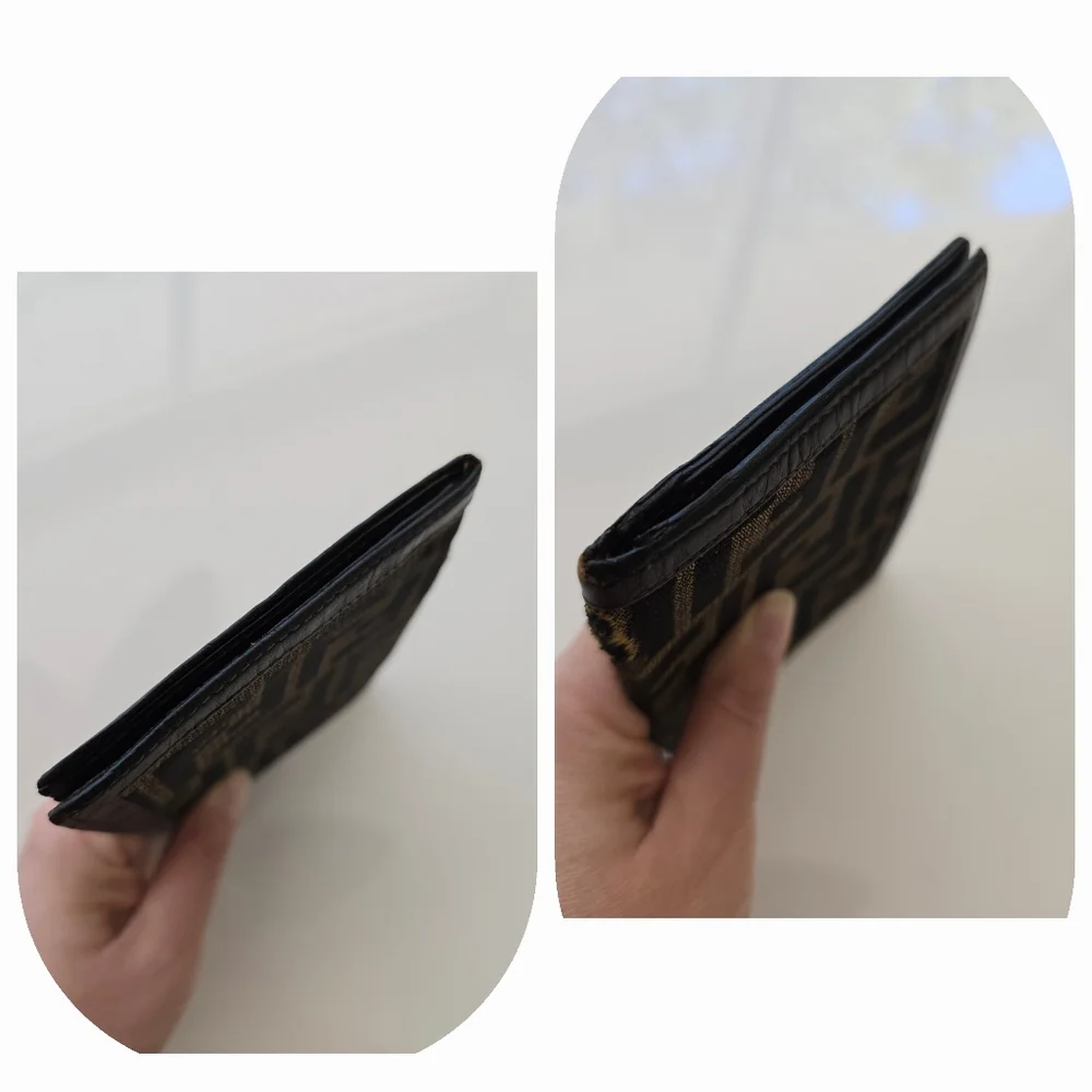 Fendi Zucca Logo Bifold Wallet